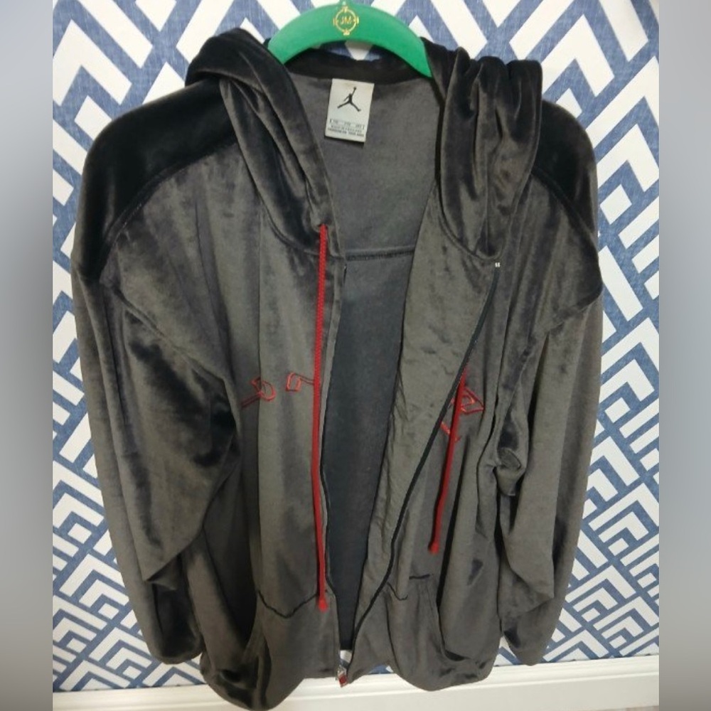 Vintage Jordan 2 pc velour  track suit